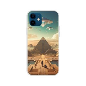 Sci-Fi Futuristic Egypt Phone Case - Flexi case, Apple - iPhone 12