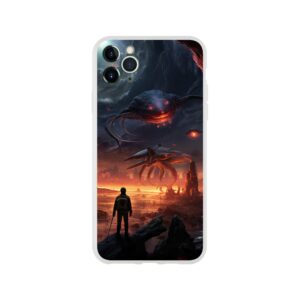 There Be Monsters Sci-fi Phone Case - Flexi case, Apple - iPhone 11 Pro Max