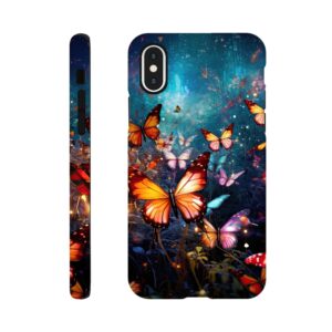 Butterflies of Light Colorful Phone Case - Tough case, Apple - iPhone XS