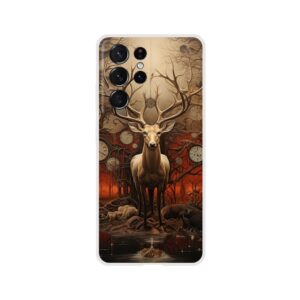 Forest Spirit God of Time Phone Case - Flexi case, Samsung - Galaxy S21 Ultra