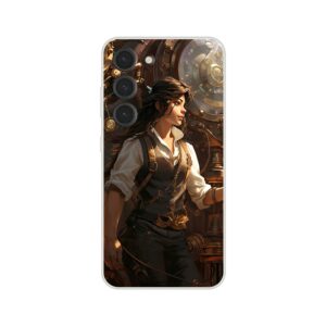 Steampunk Princess Fantasy Phone Case - Flexi case, Samsung - Galaxy S23
