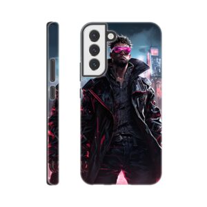 Cool Cyberpunk Dude Phone Case - Tough case, Samsung - Galaxy S22 Plus