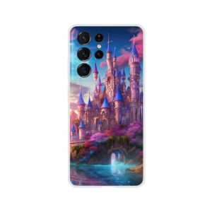 Colorful Fairy Tale Castle Phone Case - Flexi case, Samsung - Galaxy S21 Ultra