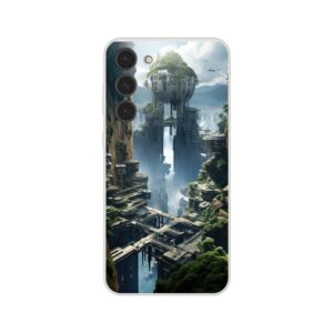Sci-Fi Concept World Phone Case - Flexi case, Samsung - Galaxy S23 Plus