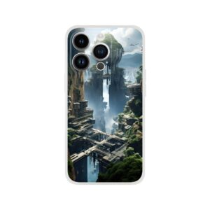 Sci-Fi Concept World Phone Case - Flexi case, Apple - iPhone 14 Pro