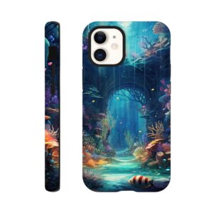 Underwater Paradise Ocean Phone Case - Tough case, Apple - iPhone 12 Mini