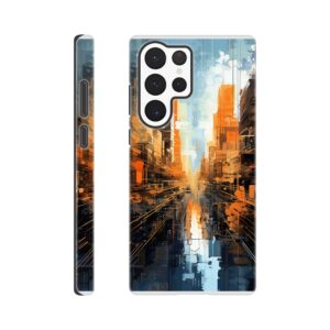 Abstract City Paint Splatter Phone Case - Tough case, Apple - iPhone 13 Pro