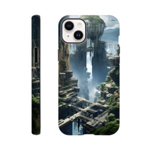 Sci-Fi Concept World Phone Case - Tough case, Apple - iPhone 14 Plus