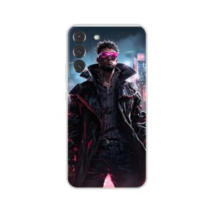 Cool Cyberpunk Dude Phone Case - Flexi case, Samsung - Galaxy S22 Plus