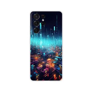 High Speed Data Abstract Phone Case - Flexi case, Samsung - Galaxy S21 Ultra