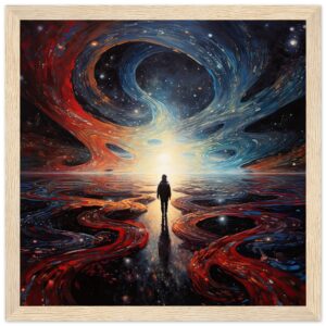 Infinity Abstract Design Frame Print