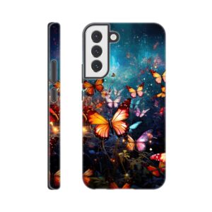 Butterflies of Light Colorful Phone Case - Tough case, Samsung - Galaxy S22 Plus