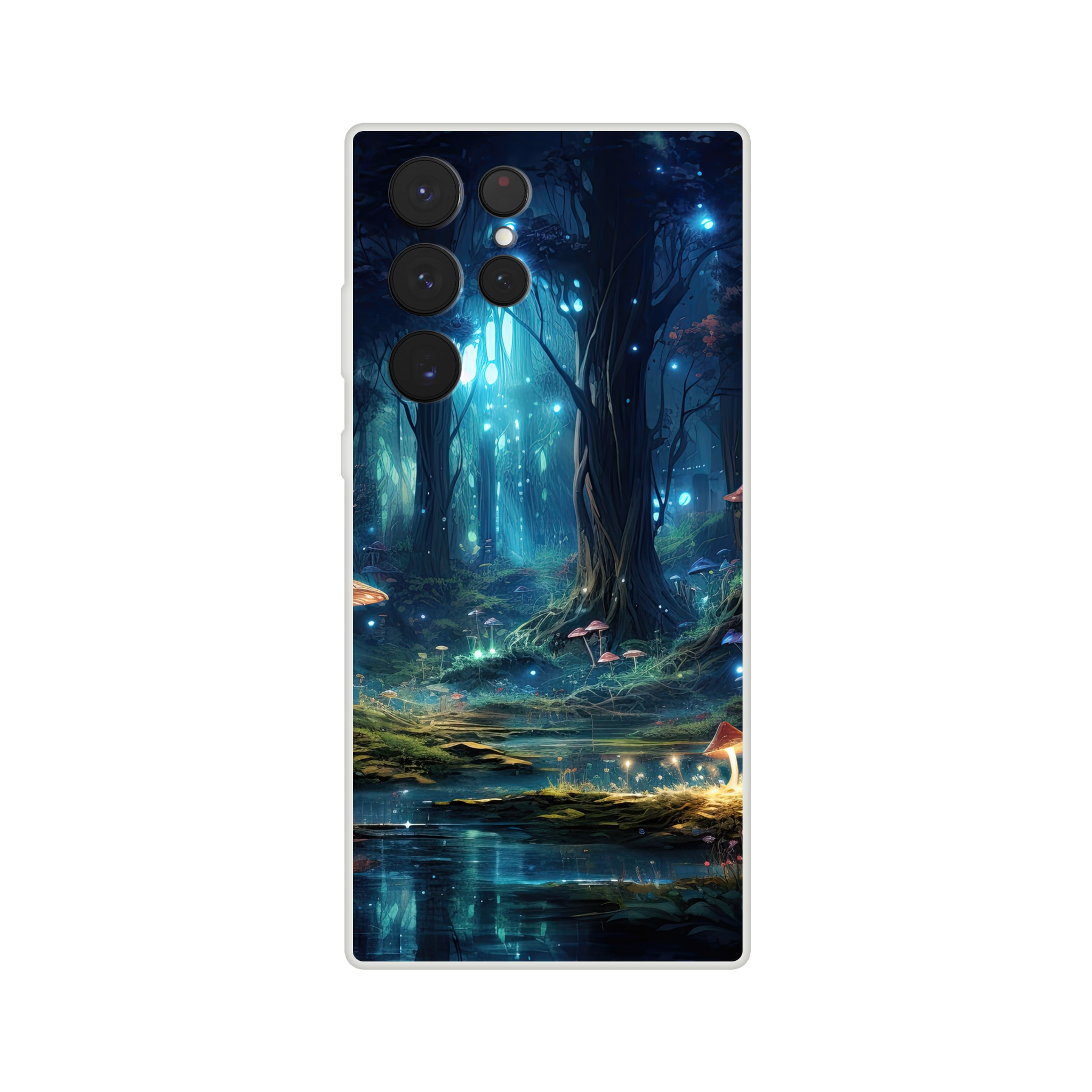Enchanted Forest of Lights Phone Case – Flexi case, Samsung – Galaxy S22 Ultra