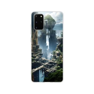 Sci-Fi Concept World Phone Case - Flexi case, Samsung - Galaxy S20 Plus