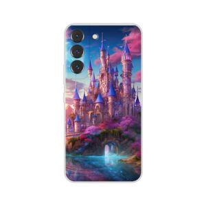 Colorful Fairy Tale Castle Phone Case - Flexi case, Samsung - Galaxy S22