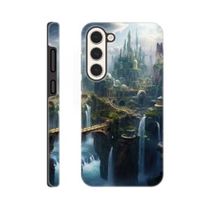 Elven Kingdom Fantasy Landscape Phone Case - Tough case, Samsung - Galaxy S23 Plus