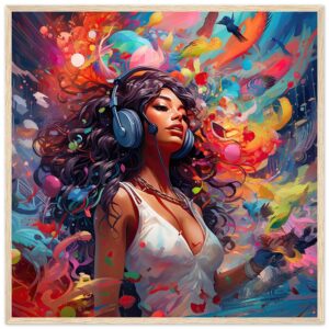 Music in Color Framed Print