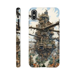 Surreal City Abstract Phone Case - Tough case, Apple - iPhone XS Max