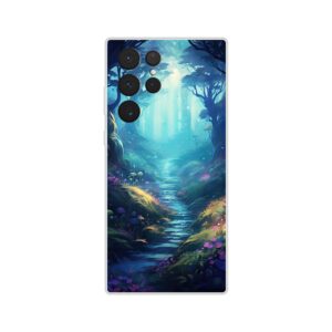 Path Through the Magic Forest Phone Case - Flexi case, Samsung - Galaxy S22 Ultra