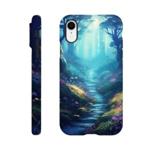 Path Through the Magic Forest Phone Case - Tough case, Apple - iPhone XR