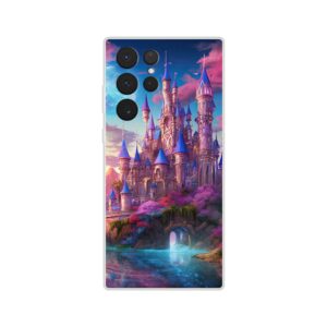 Colorful Fairy Tale Castle Phone Case - Flexi case, Samsung - Galaxy S22 Ultra