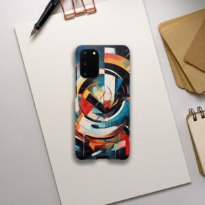 Abstract Colorful Painted Blue Phone Case - Tough case, Samsung - Galaxy S20