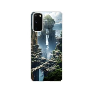 Sci-Fi Concept World Phone Case - Flexi case, Samsung - Galaxy S20