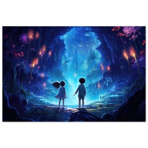 A World of Wonder - Anime Style Poster - 30x45 cm / 12x18″
