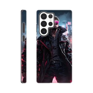 Cool Cyberpunk Dude Phone Case - Tough case, Samsung - Galaxy S22 Ultra