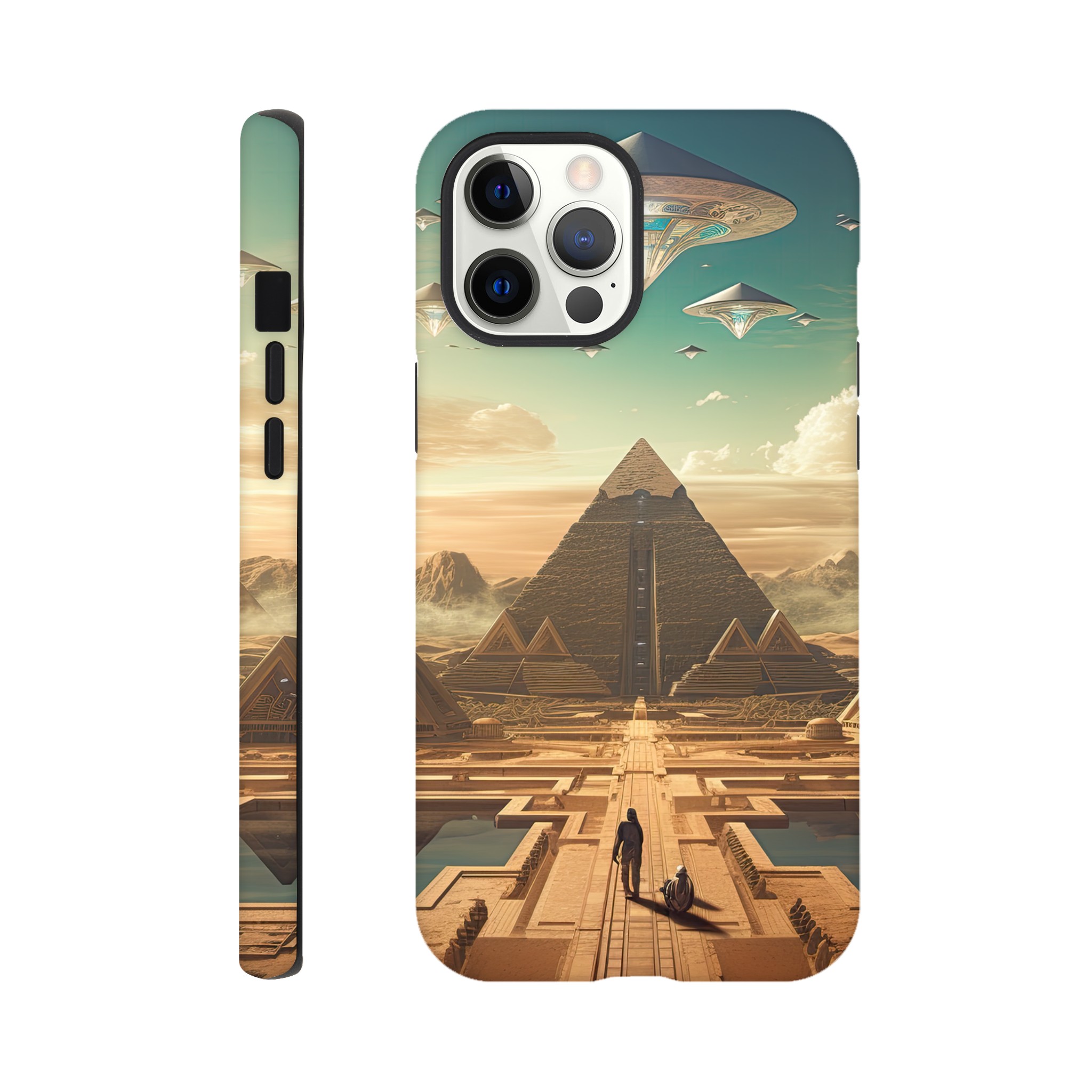 Sci-Fi Futuristic Egypt Phone Case – Tough case, Apple – iPhone 12 Pro Max