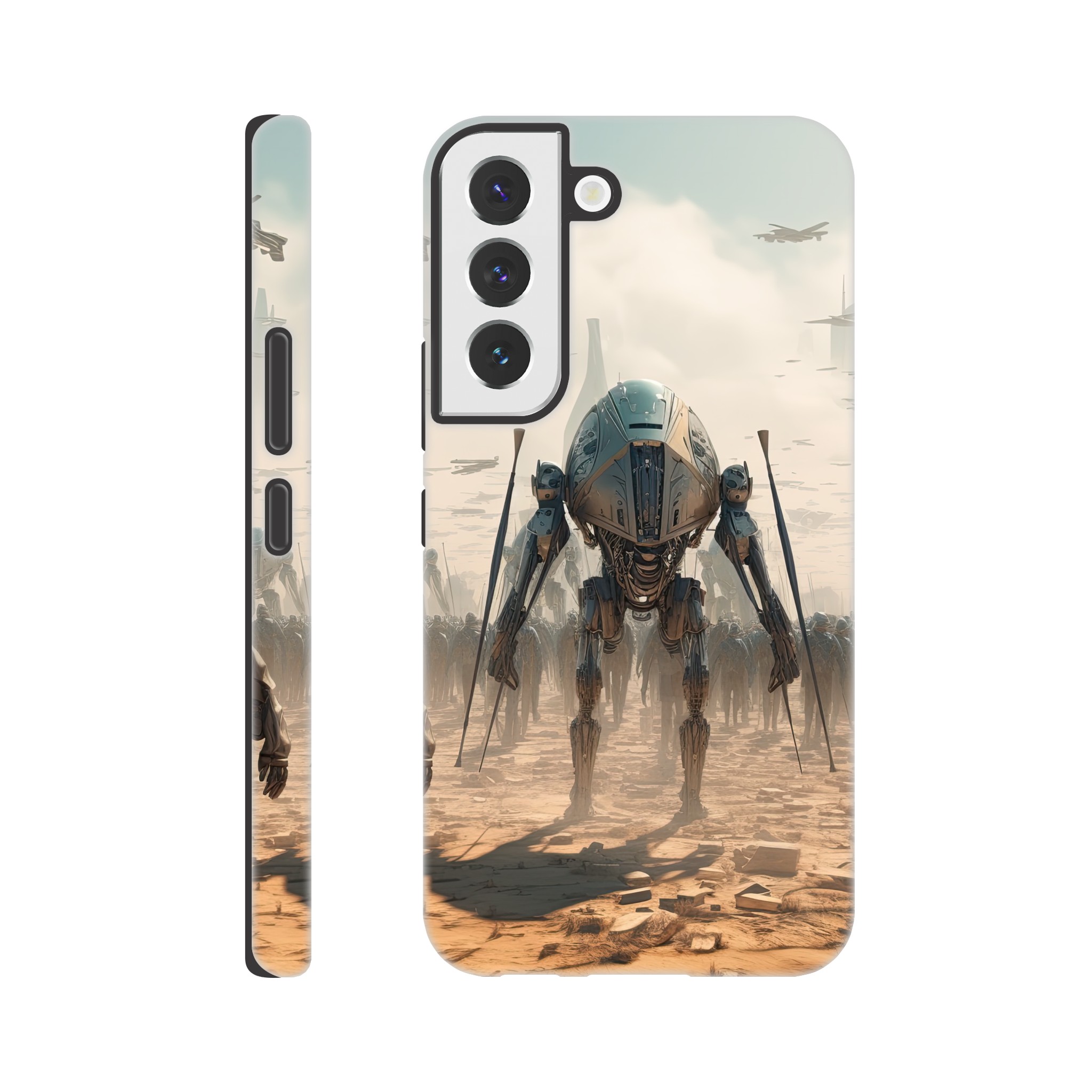 Future War Sci-Fi Futuristic Phone Case – Tough case, Samsung – Galaxy S22