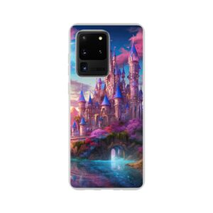Colorful Fairy Tale Castle Phone Case - Flexi case, Samsung - Galaxy S20 Ultra