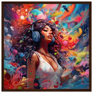 Music in Color Framed Print