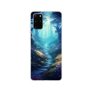 Path Through the Magic Forest Phone Case - Flexi case, Samsung - Galaxy S20 Plus