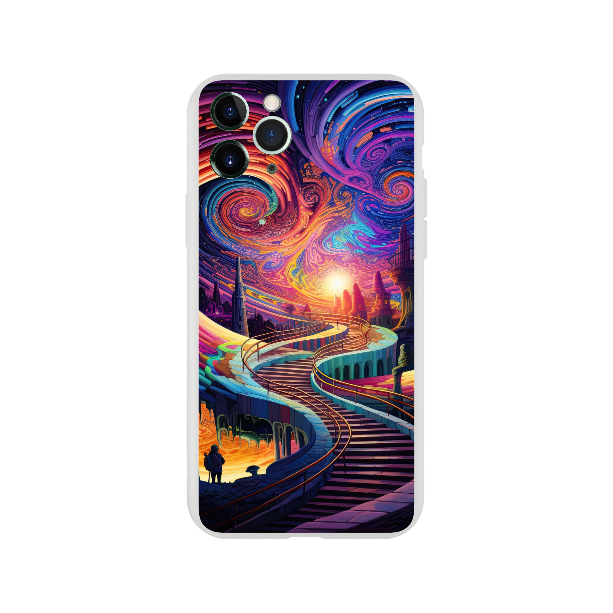 Trippy Colorful Adventure Phone Case – Flexi case, Apple – iPhone 11 Pro