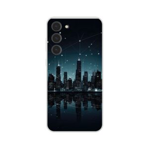 City Skyline Night Constellations Phone Case - Flexi case, Samsung - Galaxy S23 Plus
