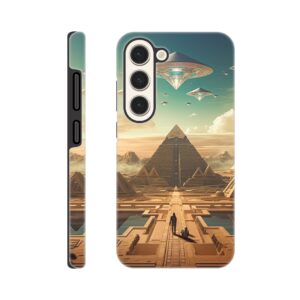 Sci-Fi Futuristic Egypt Phone Case - Tough case, Samsung - Galaxy S23