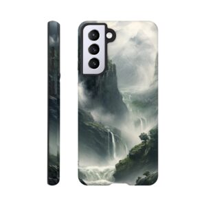 Mountain Waterfalls Rugged Phone Case - Tough case, Samsung - Galaxy S21