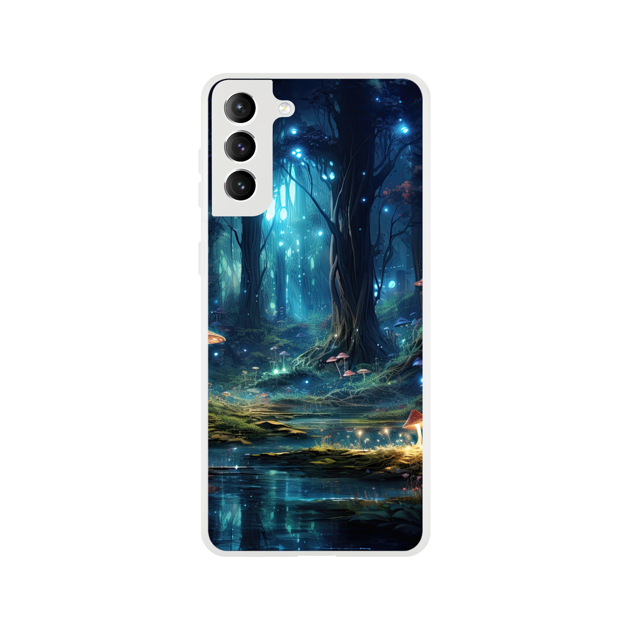 Enchanted Forest of Lights Phone Case – Flexi case, Samsung – Galaxy S21 Plus