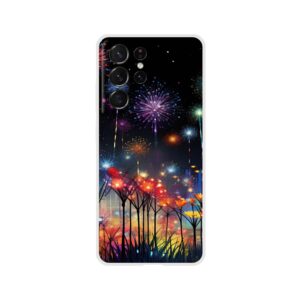 Fireworks and Flowers of Light and Color Phone Case - Flexi case, Samsung - Galaxy S21 Ultra