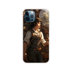 Steampunk Princess Fantasy Phone Case - Flexi case, Apple - iPhone 12 Pro