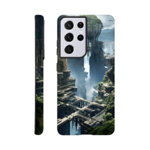 Sci-Fi Concept World Phone Case - Tough case, Samsung - Galaxy S21 Ultra