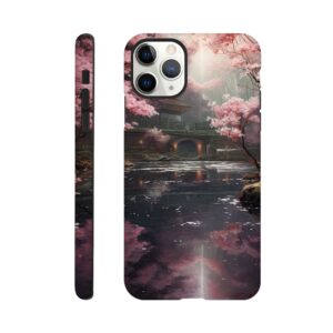 Secret Cherry Blossom Temple Phone Case - Tough case, Apple - iPhone 11 Pro Max