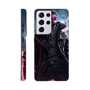 Cool Cyberpunk Dude Phone Case - Tough case, Samsung - Galaxy S21 Ultra