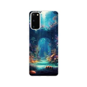 Underwater Paradise Ocean Phone Case - Flexi case, Samsung - Galaxy S20