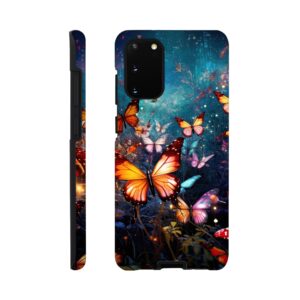 Butterflies of Light Colorful Phone Case - Tough case, Samsung - Galaxy S20