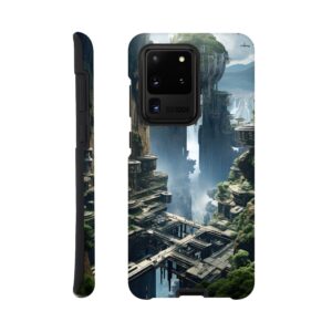 Sci-Fi Concept World Phone Case - Tough case, Samsung - Galaxy S20 Ultra
