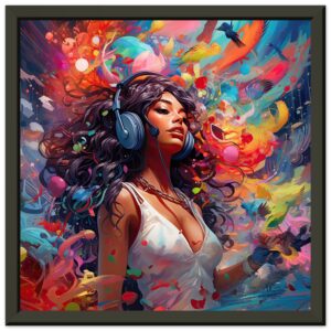 Music in Color Framed Print