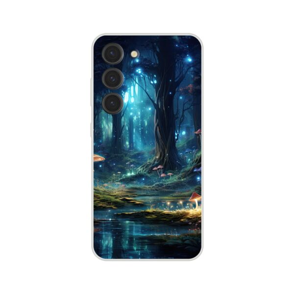 Enchanted Forest of Lights Phone Case - Flexi case, Samsung - Galaxy S23