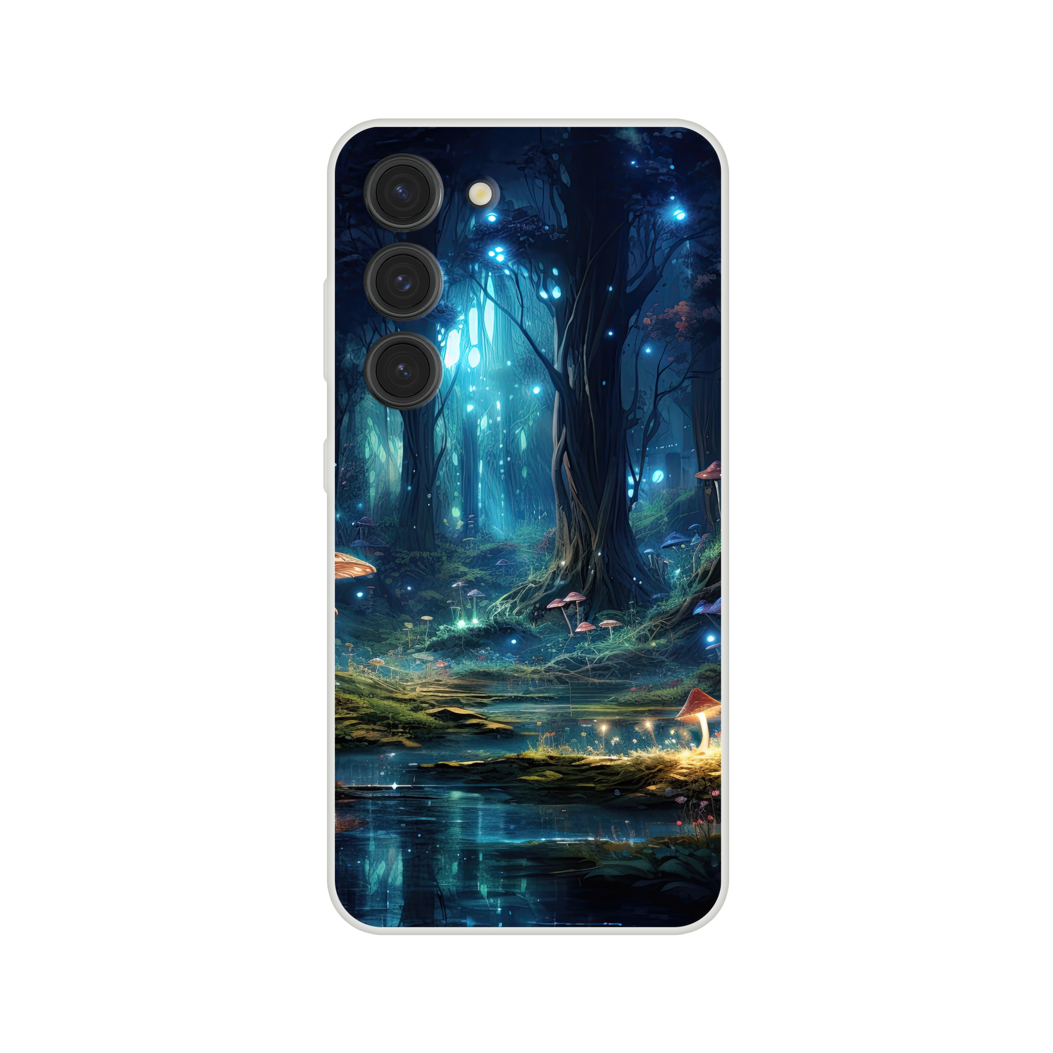 Enchanted Forest of Lights Phone Case – Flexi case, Samsung – Galaxy S23